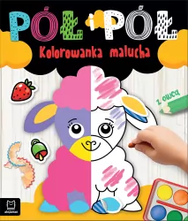 Pół i pół. Kolorowanka malucha z owcą