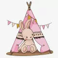 Malowanie po numerach - Baby Rabbit in the... Kids - tantis.pl