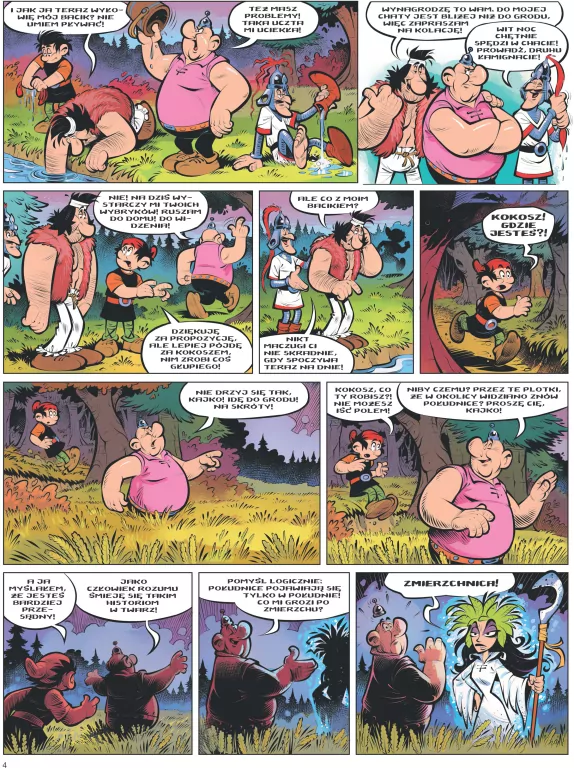 Zaćmienie o zmierzchu. Kajko i Kokosz. Nowe Przygody. Tom 4 - tantis.pl