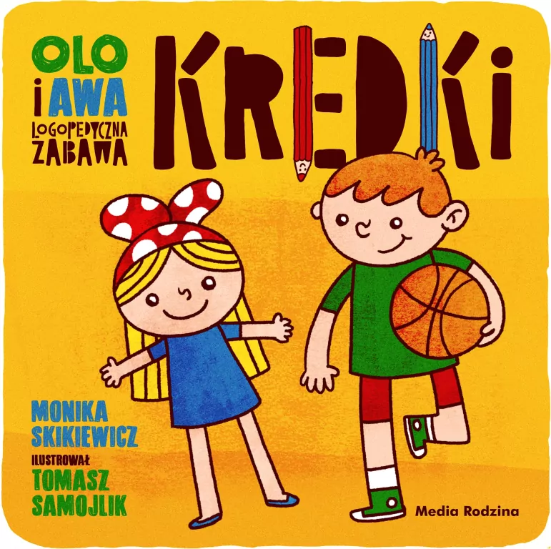 Kredki. Olo i Awa. Logopedyczna zabawa - tantis.pl