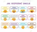 Dekoracja edukacyjna - Jak rozpoznać emocje? - tantis.pl