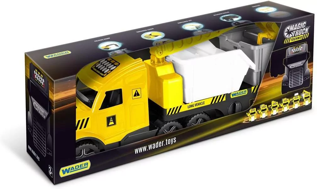 Magic Truck Technic laweta z kontenerami - tantis.pl