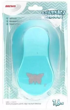 Dziurkacz ozdobny. Motyl 7,6cm MIX - tantis.pl