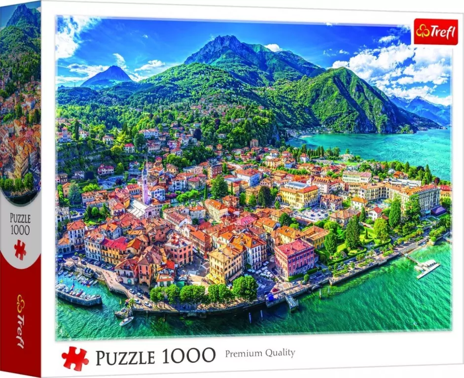 Puzzle 1000 Menaggio nad jeziorem Como TREFL - tantis.pl