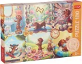Puzzle 100 Długi dzień jamnika TREFL - tantis.pl