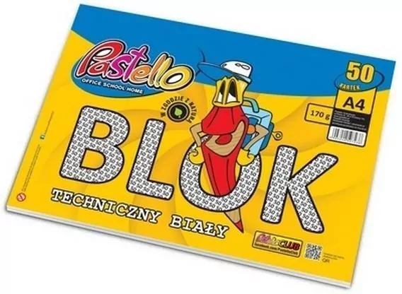 Blok techniczny A4 170g 50 kartek - tantis.pl