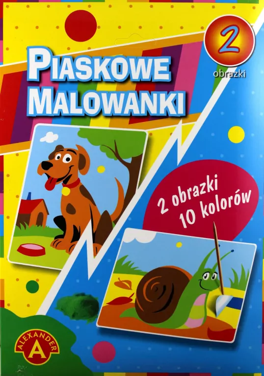 Piaskowe malowanki: Pies, ślimak - tantis.pl