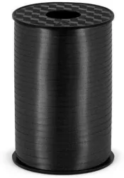 Wstążka plastikowa, czarna 5mmx225m