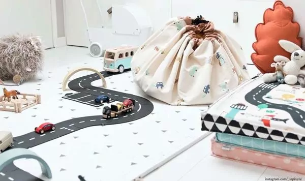Worek na Zabawki i Mata Big Cars - tantis.pl