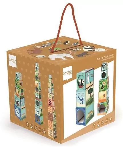 Piramida edukacyjna i quiz 2w1. Zwierzęta - tantis.pl