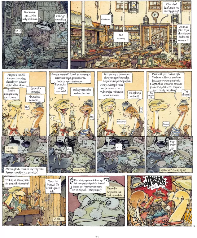 Nieproszeni goście. O czym szumią wierzby. Mój pierwszy komiks 5+. Tom 4 - tantis.pl