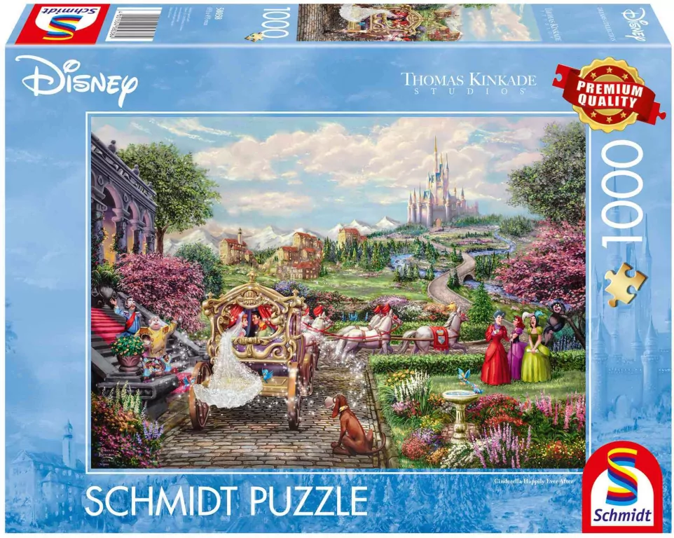 Puzzle PQ 1000 Thomas Kinkade Kopciuszek Disney G3 - tantis.pl