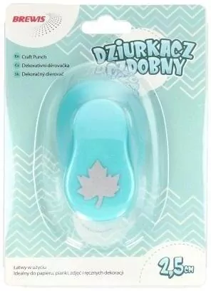 Dziurkacz ozdobny. Liść 2,5cm, mix - tantis.pl