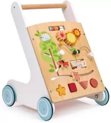 Chodzik/pchacz drewniany aktywnościowy