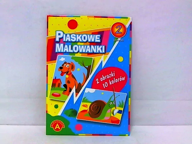 Piaskowe malowanki: Pies, ślimak - tantis.pl