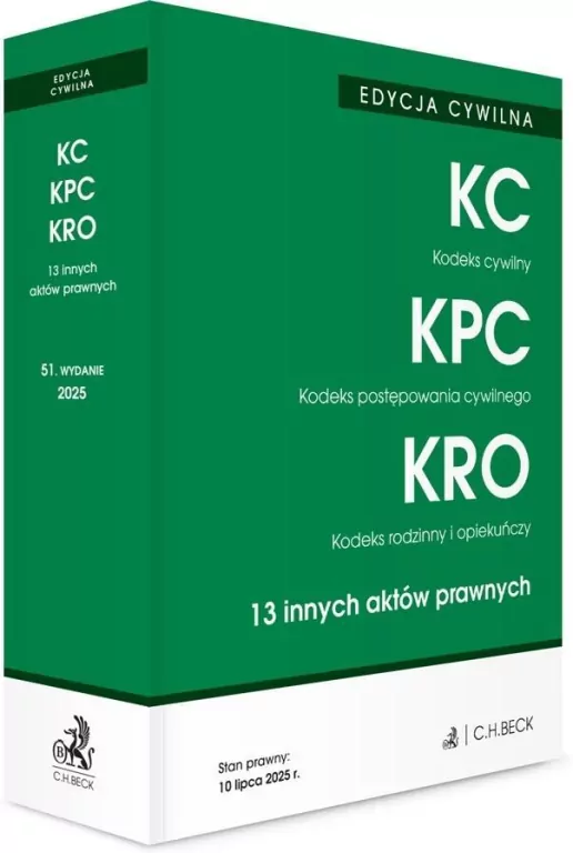 Edycja cywilna. KC. KPC. KRO w.51 - tantis.pl
