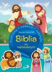 Biblia dla najmłodszych. Modlitwy, zadania, naklejki