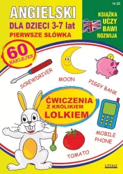 Angielski dla dzieci 3-7 lat. Pierwsze słówka. Ćwiczenia z królikiem Lolkiem