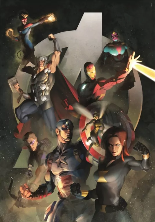 Puzzle 1000 Compact Marvel The Avengers - tantis.pl
