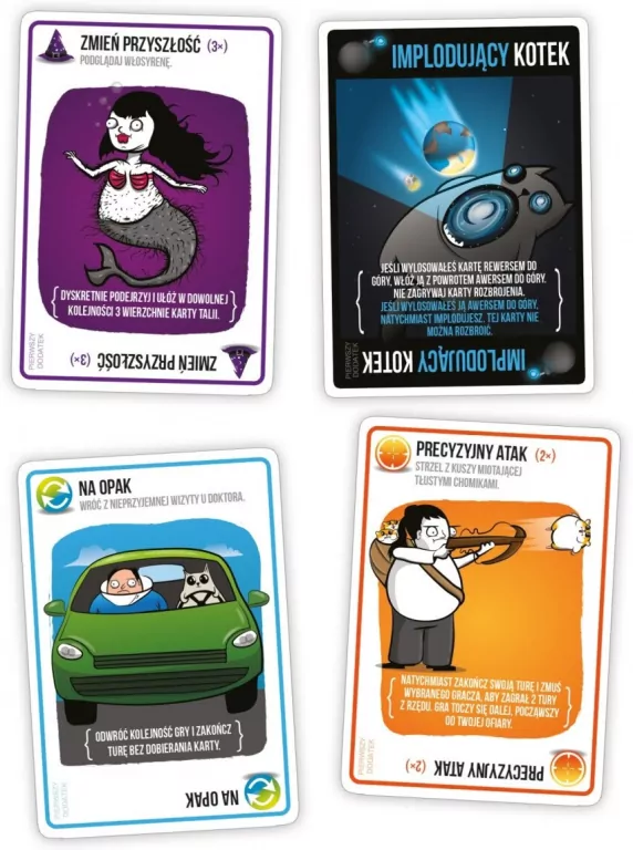 Implodujące kotki. Eksplodujące kotki. Dodatek do gry - tantis.pl