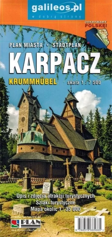 Plan miasta. Karpacz 1:7 500 - tantis.pl