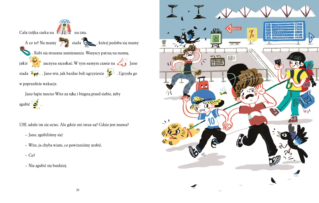 Jano i Wito uczą mówić S. Ekspres na stacji - tantis.pl