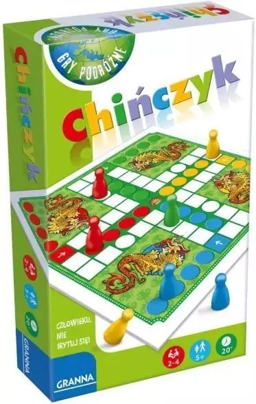 Chińczyk mini wersja podróżna GRANNA - tantis.pl