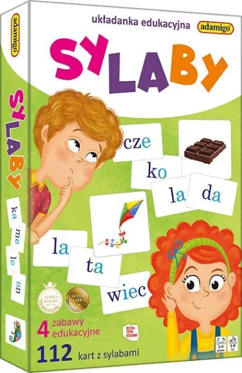 Sylaby. Układanka edukacyjna - tantis.pl