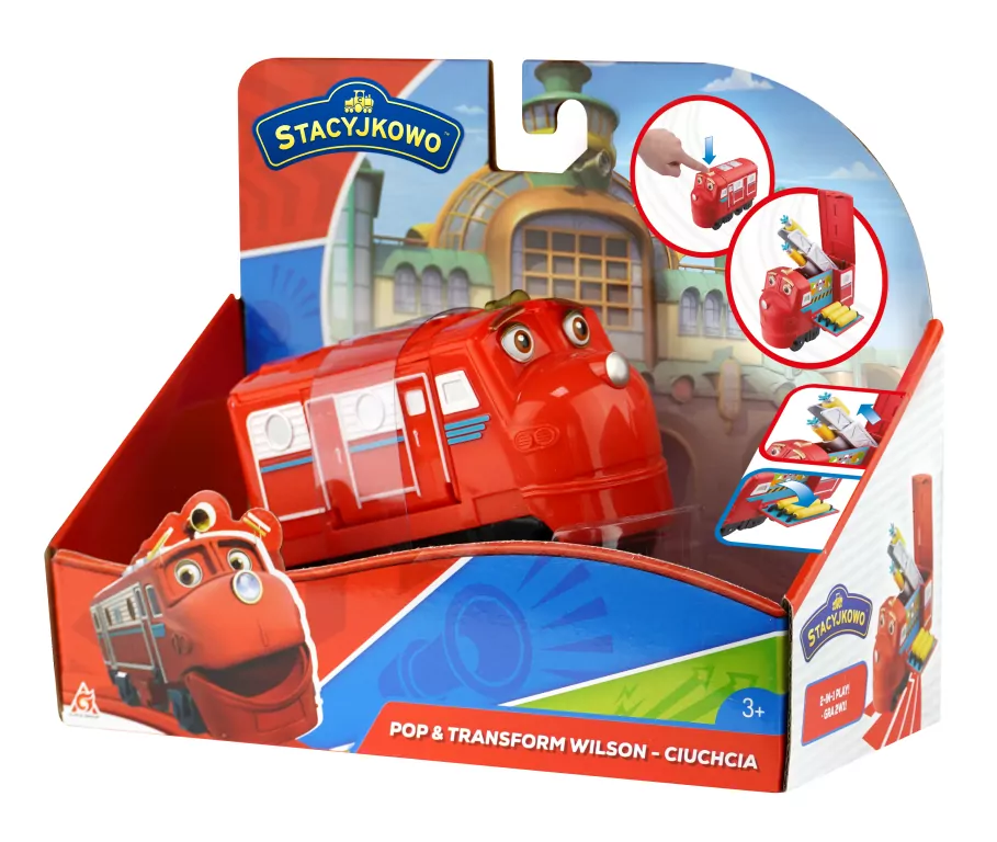 Stacyjkowo. Transformująca Kolejka Wilson Pop&Transform - tantis.pl