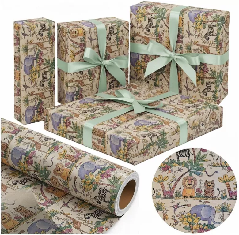 Papier kraftowy Kraftowe Safari X-Strong 38cmx20m - tantis.pl