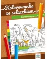 Kolorowanka ze szlaczkiem. Dinozaury - tantis.pl