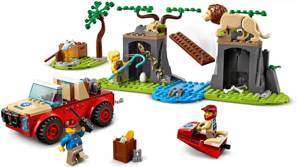 LEGO® City. Terenówka ratowników dzikich zwierząt. 60301 - tantis.pl