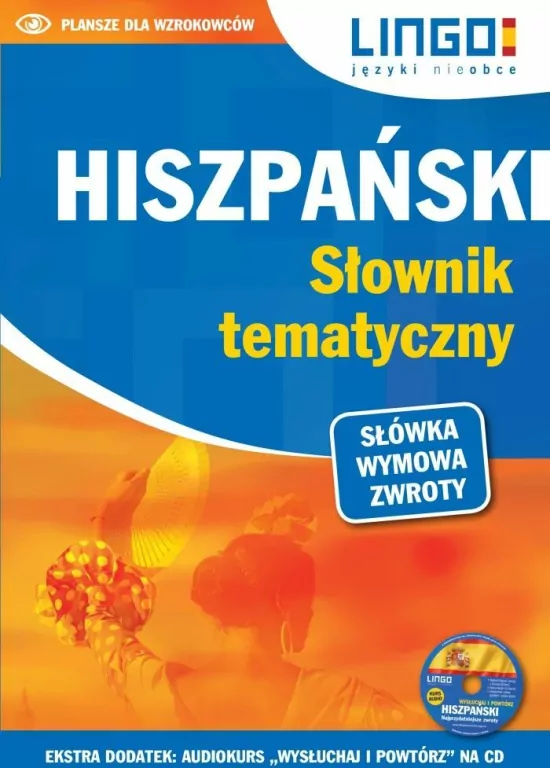 Hiszpański. Słownik tematyczny. Książka + CD - tantis.pl