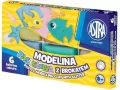 Modelina pastelowa z brokatem. 6 kolorów. - tantis.pl
