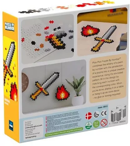 Puzzle By Numbers Przygoda. Klocki Plus-Plus - tantis.pl