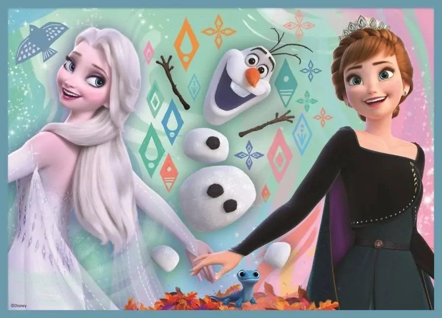 Puzzle 4w1. Frozen. Niezwykły świat - tantis.pl