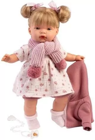 Llorens lalka hiszpańska Joelle z miękkim brzuszkiem 38cm - tantis.pl