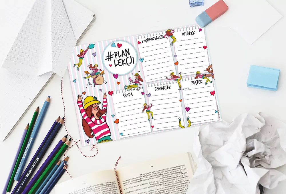 Plan lekcji A5. Dziewczyna - tantis.pl