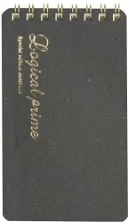 Notatnik A7 kratka Logical Prime SB szary