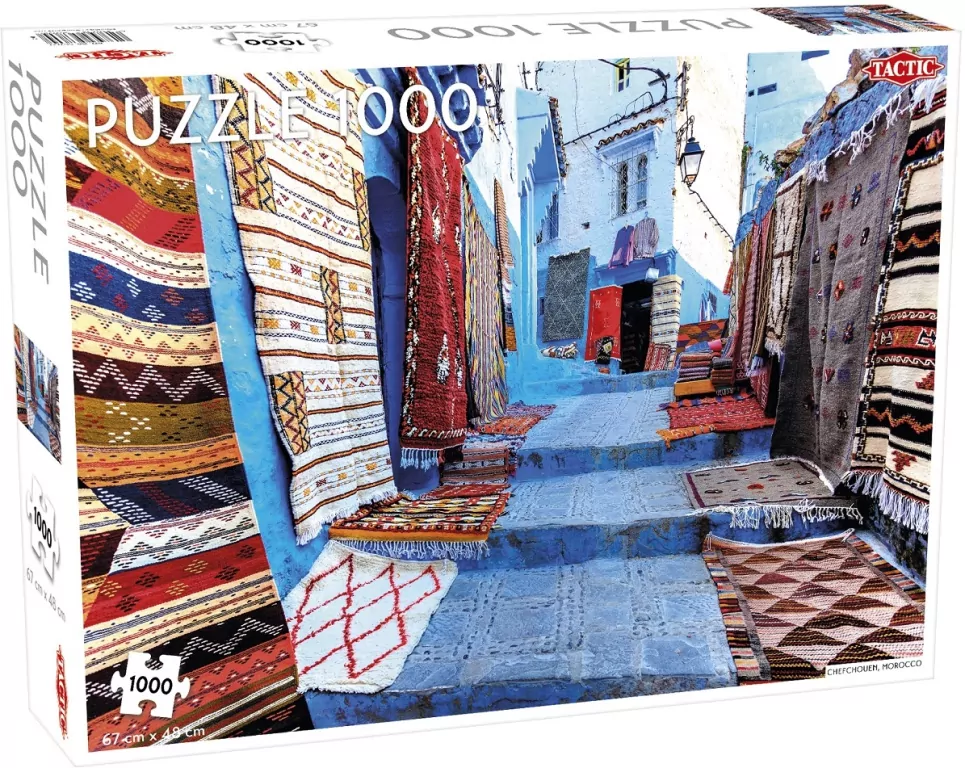 Puzzle 1000 Around the World: Chefchouen, Morocco - tantis.pl