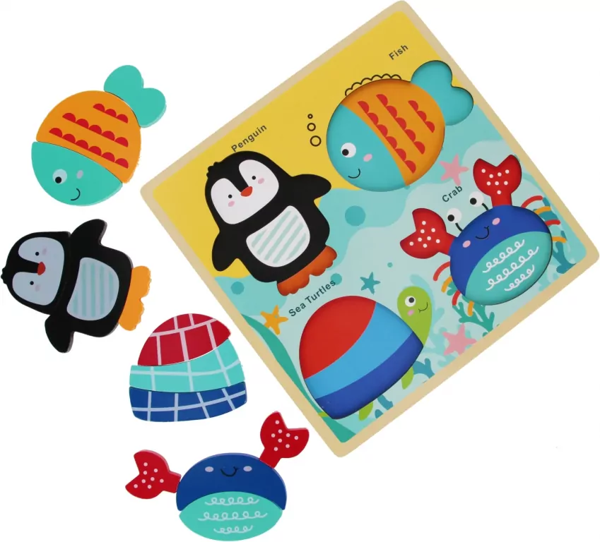 Układanka edukacyjna OCEAN BAM BAM 30X30X2 - tantis.pl