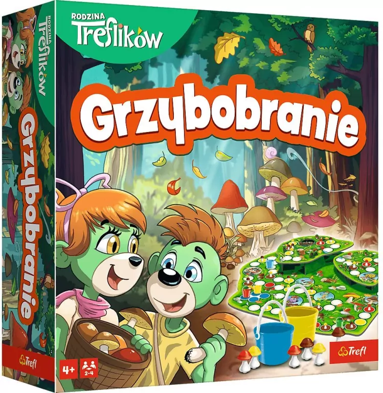 Grzybobranie. Rodzina Treflików. TREFL - tantis.pl