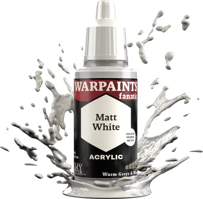 The Army Painter: Warpaints - Fanatic - Matt White - tantis.pl