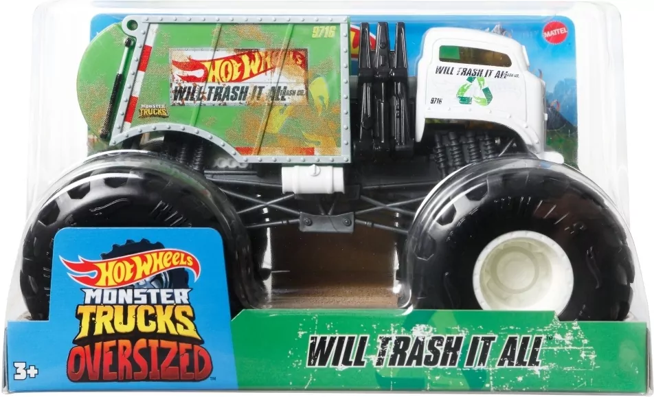 Hot Wheels Monster Trucks Pojazd 1:24 - tantis.pl