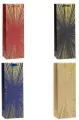 Torebka ozdobna na butelkę 12x36x9cm mix ROZETTE - tantis.pl