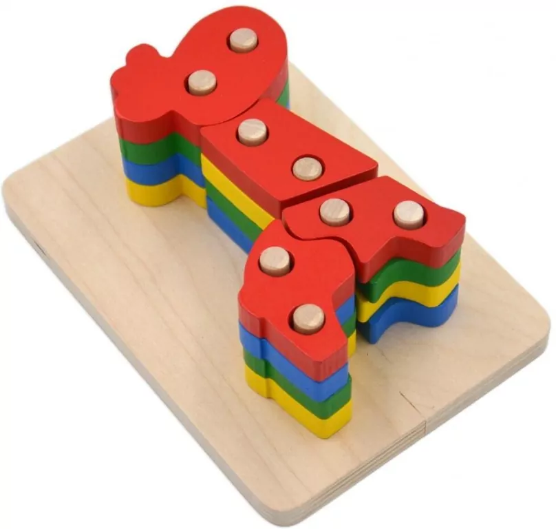 Drewniana układanka Żyrafa - tantis.pl