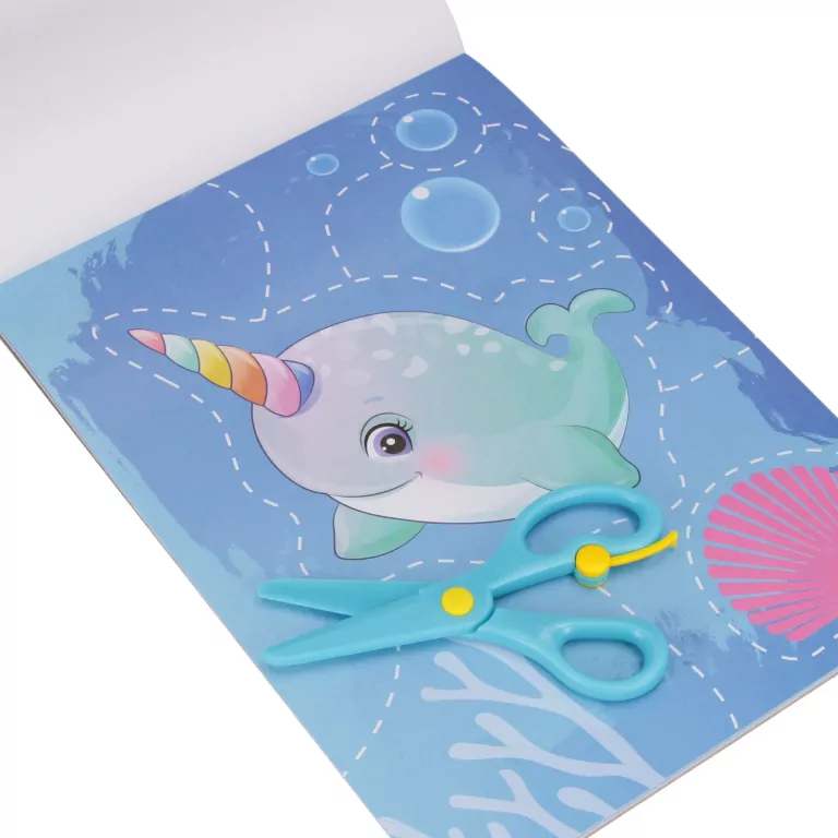 Zestaw do nauki wycinania A4 z nożyczkami Animals - tantis.pl