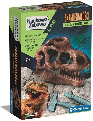 Naukowa zabawa. Skamieniałości. Czaszka T-Rexa - tantis.pl