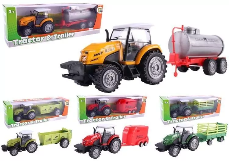 Traktor z przyczepą mix - tantis.pl