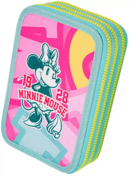 Piórnik 3-komorowy z wyposażeniem Coolpack Disney Core Jumper 3 Minnie - tantis.pl